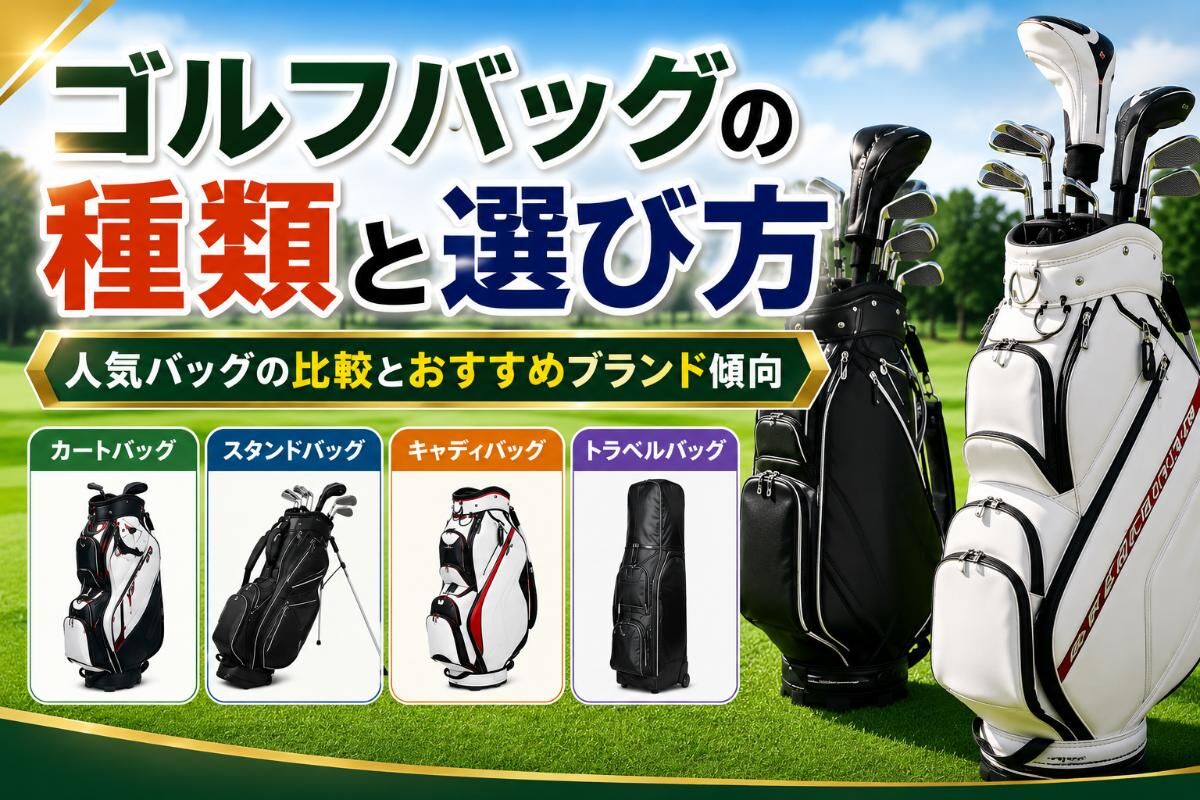 ゴルフバッグの種類と選び方｜人気バッグの比較とおすすめブランド傾向 